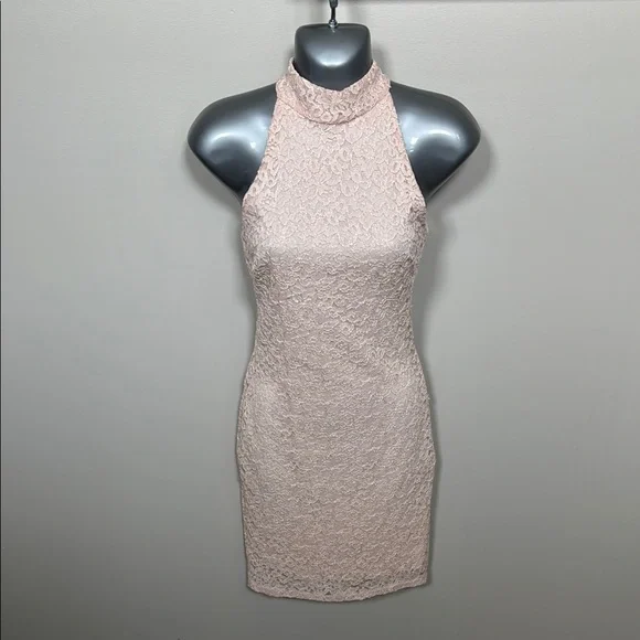 i love your jersey dress ON THE SIDELINES LACE JERSEY MINI DRESS – AKIRA main image 0